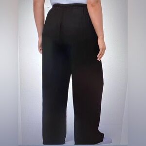 Ulla Popken Plus Size Wide Leg Drawstring Pant - Size 20/22